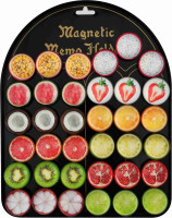 Magnesy owoce MG-5787 (1sz) 3,5cm mix.  ALIGA